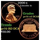 2006-s Proof Lincoln Cent 1c pr70 rd DCAM SEGS