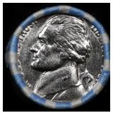 BU Shotgun Jefferson 5c roll, 1981-p 40 pcs Bank $