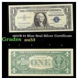 1957B $1 Blue Seal Silver Certificate Grades Selec