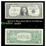 1957A $1 Blue Seal Silver Certificate Grades Selec