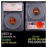 1977-s Proof Lincoln Cent 1c pr70 dcam SEGS