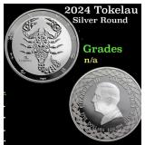 2024 Tokelau 1 oz Silver $5 Zodiac Series: Scorpio