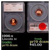 1996-s Proof Lincoln Cent 1c pr70 dcam SEGS