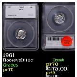 1961 Proof Roosevelt Dime 10c pr70 SEGS
