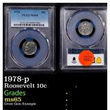 PCGS 1978-p Roosevelt Dime 10c ms65 PCGS