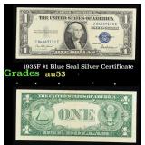 1935F $1 Blue Seal Silver Certificate Grades Selec