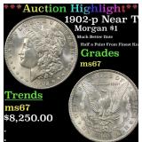 *Highlight* 1902-p Morgan Dollar Near Top Pop! $1
