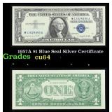 1957A $1 Blue Seal Silver Certificate Grades Choic