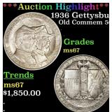 *Highlight* 1936 Gettysburg Old Commem Half Dollar