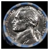 BU Shotgun Jefferson 5c roll, 1981-p 40 pcs Bank $