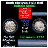 Buffalo Nickel Shotgun Roll in Old Bank Style 
