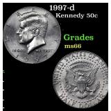 1997-d Kennedy Half Dollar 50c Grades GEM+ Unc
