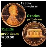 1983-s Proof Lincoln Cent 1c pr70 dcam SEGS