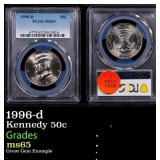 PCGS 1996-d Kennedy Half Dollar 50c ms65 PCGS