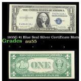 1935G $1 Blue Seal Silver Certificate Grades Choic