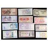 Group of 25 Foreign Banknotes - Exciting Wide Vari