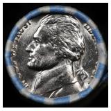 BU Shotgun Jefferson 5c roll, 1981-p 40 pcs Bank $