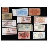 Group of 25 Foreign Banknotes - Exciting Wide Vari