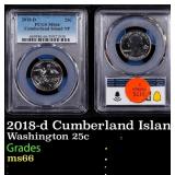 PCGS 2018-d Cumberland Island NP Washington Quarte