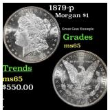 1879-p Morgan Dollar $1 Grades GEM Unc