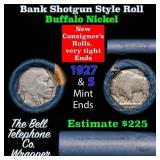 Buffalo Nickel Shotgun Roll in Old Bank Style 