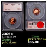 2006-s Proof Lincoln Cent 1c pr70 dcam SEGS