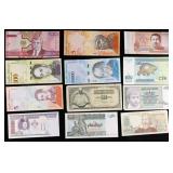 Group of 25 Foreign Banknotes - Exciting Wide Vari