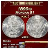 1899-s Morgan Dollar $1 ms66+ SEGS
