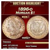 1896-o Morgan Dollar $1 ms62+ USCG