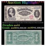 1886 Martha Washington $1 large size Silver Certif