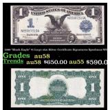 1899 "Black Eagle" $1 large size Silver Certificat