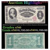 1886 Martha Washington $1 large size Silver Certif