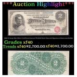 1886 $2 Large Size Silver Certificate General Winf