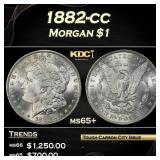 IO 1882-cc Morgan Dollar $1 ms65+ SEGS
