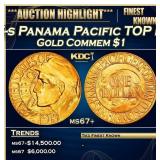 IE 1915-s Panama Pacific Gold Commem Dollar TOP PO