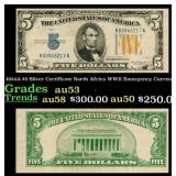 1934A $5 Silver Certificate North Africa WWII Emer