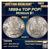 YO 1899-s Morgan Dollar TOP POP! $1 ms67+ SEGS