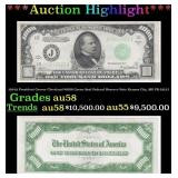 1934A President Grover Cleveland $1000 Green Seal