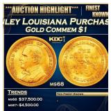 IE 1903 McKinley Louisiana Purchase Gold Commem Do