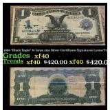1899 "Black Eagle" $1 large size Silver Certificat