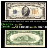 1934A $10 Silver Certificate North Africa WWII Eme
