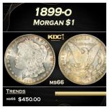 1899-o Morgan Dollar $1 Grades ms66
