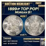 1899-p Morgan Dollar TOP POP! $1 ms67+ SEGS