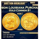 IE 1903 Jefferson Louisiana Purchase Gold Commem D