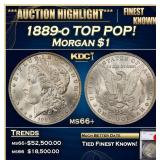 YO 1889-o Morgan Dollar TOP POP! $1 ms66+ SEGS