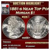 YO 1881-s Morgan Dollar Near Top Pop! $1 ms68+ SEG