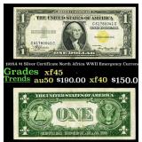 1935A $1 Silver Certificate North Africa WWII Emer