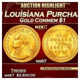 IE 1903 Jefferson Louisiana Purchase Gold Commem D