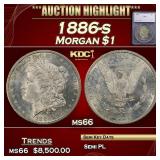1886-s Morgan Dollar $1 ms66 SEGS