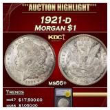 1921-d Morgan Dollar $1 ms66+ SEGS